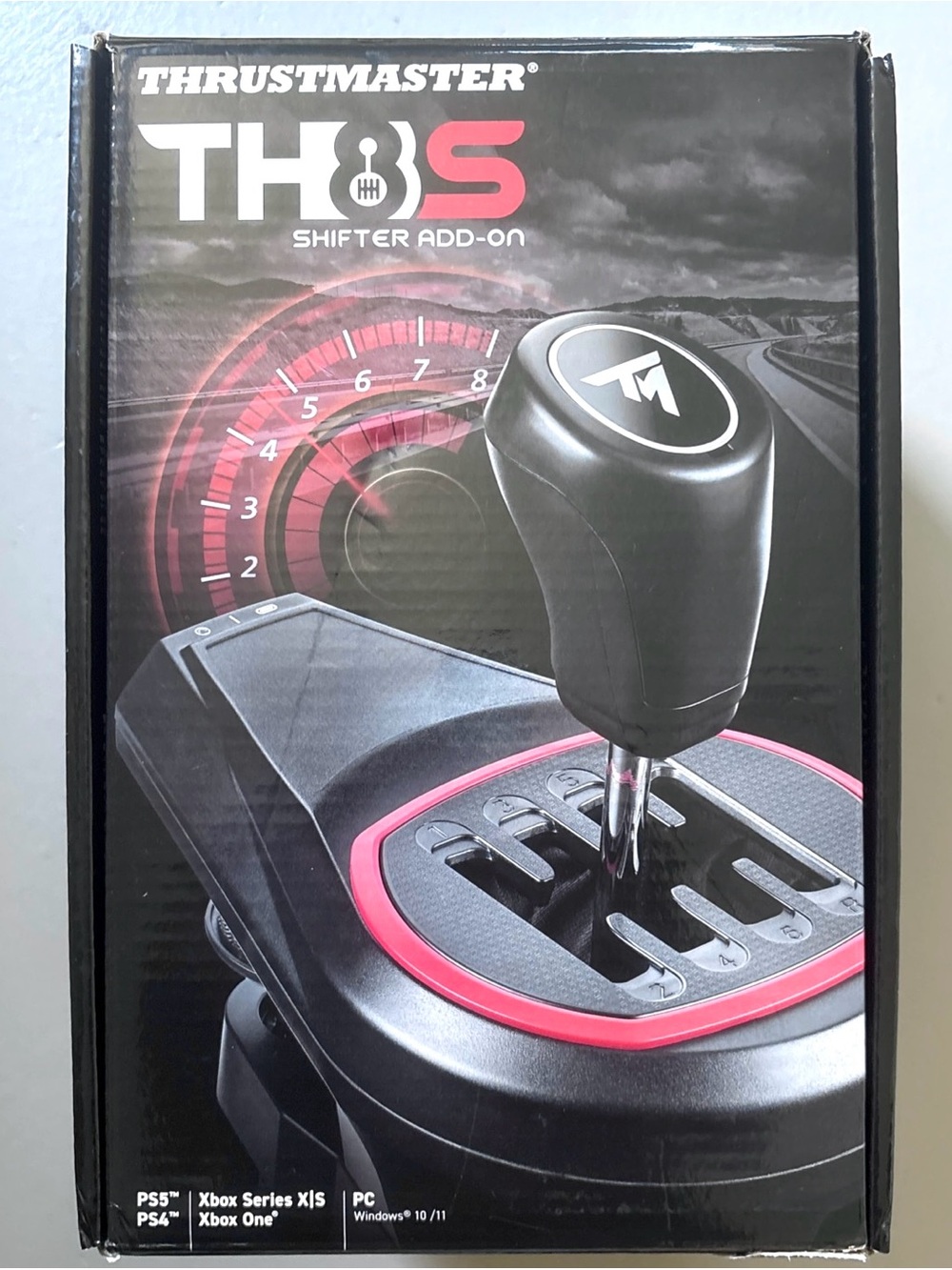 Thrustmaster TH8S Shifter Add-On 8-Gear Racing PS5 PS4 Xbox PC - New (open box)